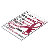 鎌状赤血球貧血認識度月リボンギフト ノートブック (左側)