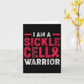鎌状赤血球貧血認識度私は鎌状赤血球Wa カード (黄色い花)