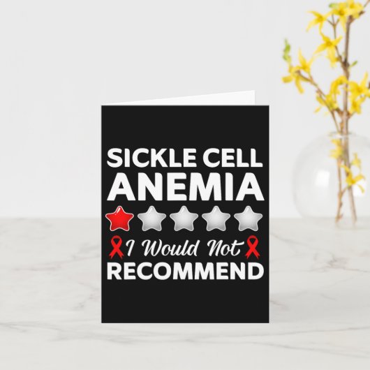 鎌状赤血球貧血認識度 カード (黄色い花)