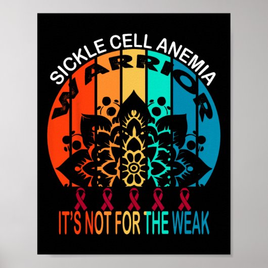 鎌状赤血球貧血認識度 ポスター (正面)