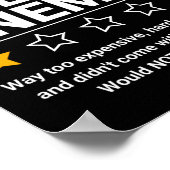 鎌状赤血球貧血1星評価おもしろい認識度 ポスター (角)