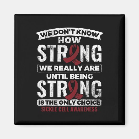 鎌状赤血球障害は強いのが唯一の選択である マグネット (正面)