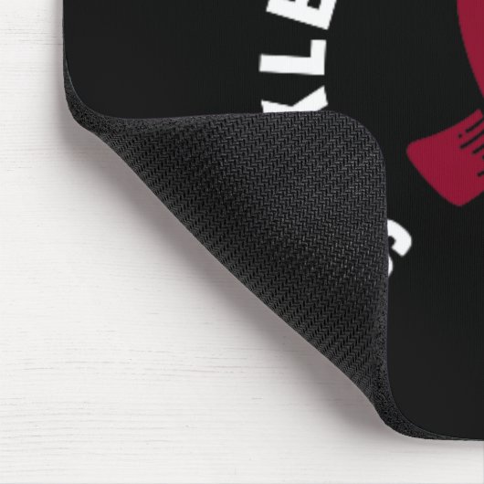 鎌素晴らし細胞認識度ポケットアパレルブルゴーニュ マウスパッド (コーナー)