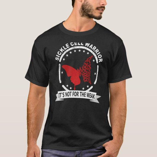 鎌細胞戦士鎌状細胞認識度10 Tシャツ (正面)