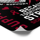 鎌細胞認識度シャツドーターサポートグループ ポスター (角)