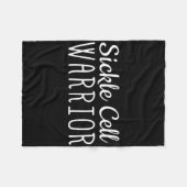 鎌細胞認識度シャツ鎌武士 フリースブランケット (正面(横))