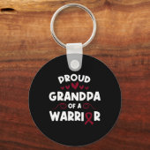 鎌誇りを持った細胞の戦士の鎌状赤血球の祖父 キーホルダー (正面)