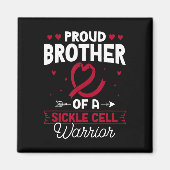 鎌誇りを持った細胞の戦士の鎌細胞の兄弟 マグネット (正面)