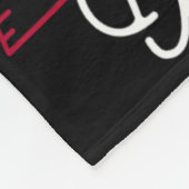 鎌誇りを持った細胞戦士の鎌細胞泡のパパ フリースブランケット (角)