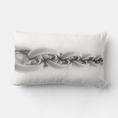 鎖が付いている枕 ランバークッション (裏面)