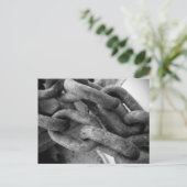 鎖の郵便はがき ポストカード (スタンド正面)