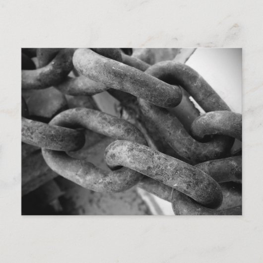 鎖の郵便はがき ポストカード (正面)