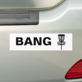 鎖を強打して下さい バンパーステッカー (車上)