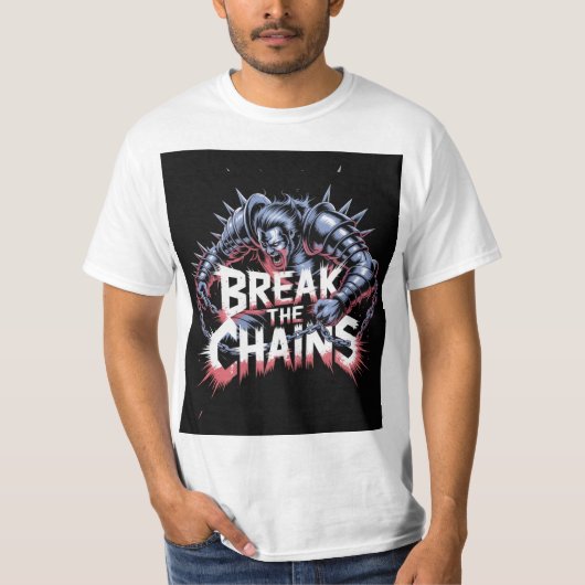 鎖を断ち切れ Tシャツ (正面)
