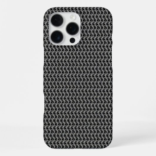 鎖帷子 ミドルエイジ アーマー iPhoneケース (裏面)