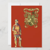鎧の騎士 招待状 (正面)
