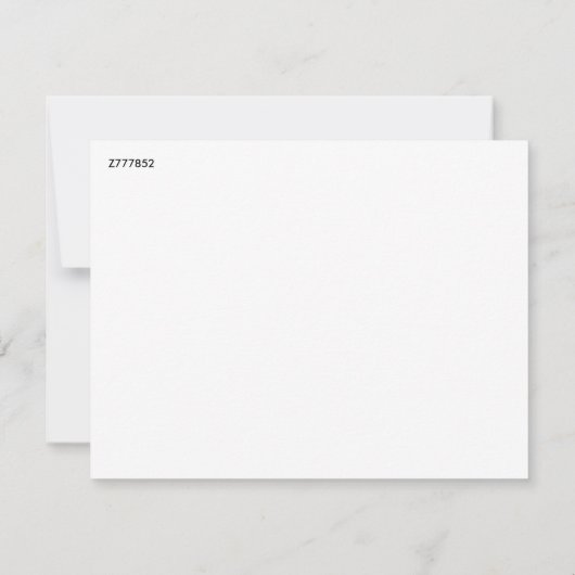 鎧を着た侍 カード (裏面)