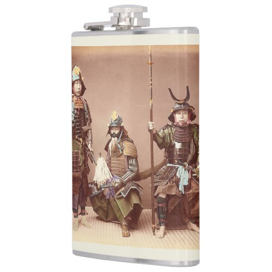 鎧を着た侍 フラスク (左)