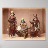 鎧を着た侍 ポスター (正面)