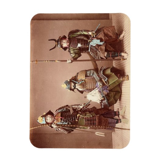 鎧を着た侍 マグネット (縦)