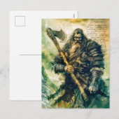 鎧を着た誇り高きヴァイキング戦士 シーズンポストカード (正面/裏面)