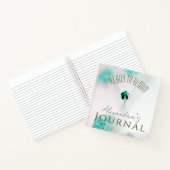 鎮静色フローラプリントスパイラルノートブック ノートブック (内部)