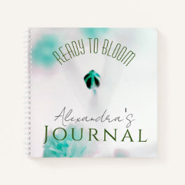 鎮静色フローラプリントスパイラルノートブック ノートブック