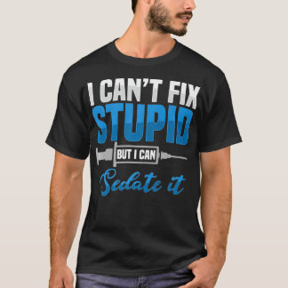 鎮静麻酔専門医アランセシオル Tシャツ