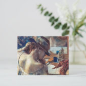 鏡で | Edgar Degas | ポストカード (スタンド正面)