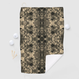 鏡とビロードの外観、クラシックベージュのユニカラー ゴルフタオル