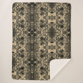 鏡とビロードの外観、クラシックベージュのユニカラー シェルパブランケット