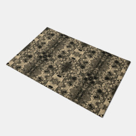 鏡とビロードの外観、クラシックベージュのユニカラー ドアマット