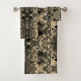 鏡とビロードの外観、クラシックベージュのユニカラー バスタオルセット