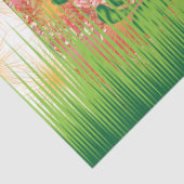 鏡と植物のデザイン 薄葉紙 (詳細)