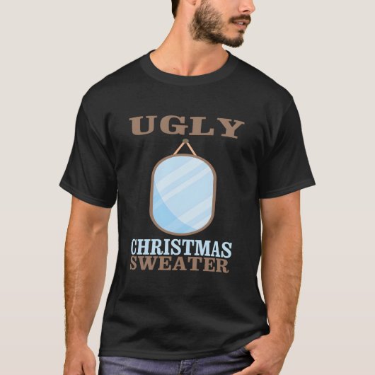 鏡のある醜さ Tシャツ (正面)