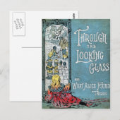 鏡のはがきを通して ポストカード (正面/裏面)