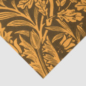 鏡のアコーンとオークの離れとフローラルパターン 薄葉紙 (詳細)