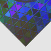 鏡のディスコの球の素晴しく幾何学的なデジタルプリント 薄葉紙 (詳細)