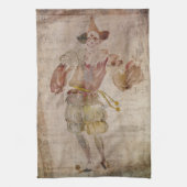 鏡のピエロ キッチンタオル (縦)