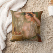 鏡のピエールAugusteルノアール| Gabrielle クッション (ブランケット)