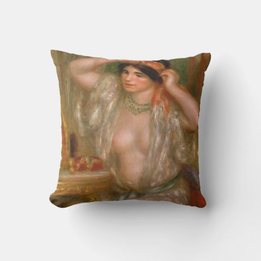 鏡のピエールAugusteルノアール| Gabrielle クッション (正面)