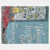 鏡の中のアリス フリースブランケット (正面(横))