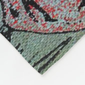 鏡の中のアリス フリースブランケット (角)