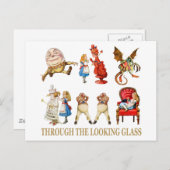 鏡の中のアリス ポストカード (正面/裏面)