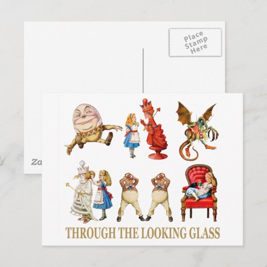 鏡の中のアリス ポストカード (正面/裏面)