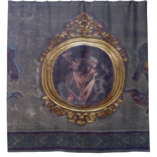 鏡の中の幽霊 シャワーカーテン (正面)