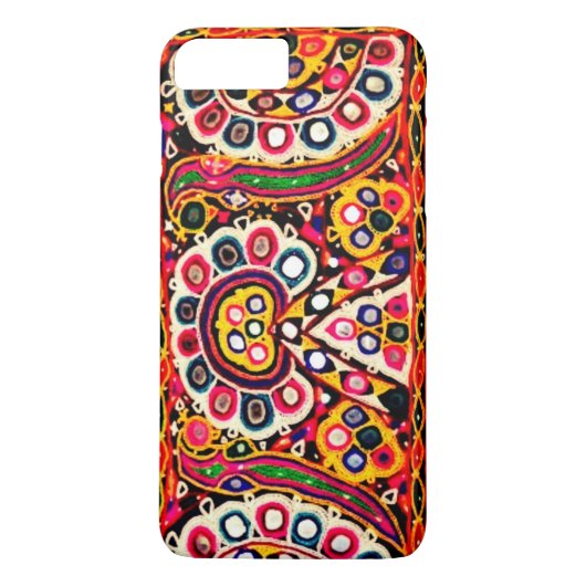 鏡の仕事の刺繍のデザインの場合 Case-Mate iPhoneケース (裏面)