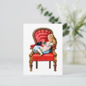 鏡の国のアリスとダイナ ポストカード (スタンド正面)