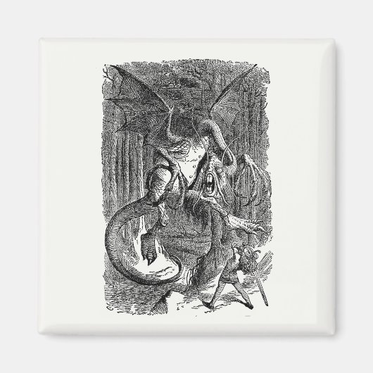 鏡の国のアリス – Jabberwocky マグネット (正面)