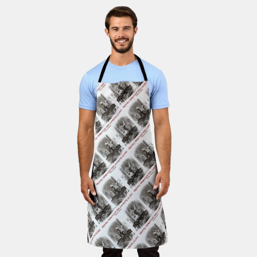 鏡の国の不思議な国を旅する エプロン (着用した状態)